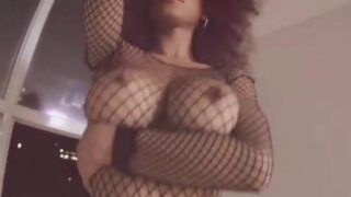 Stormi Maya Nude Fishnet Bodysuit Onlyfans Video Leaked