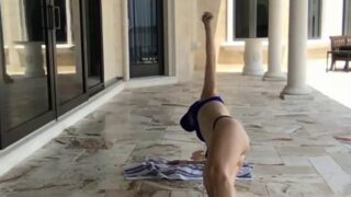 Amanda Cerny Bikini Booty Workout Livestream Leaked