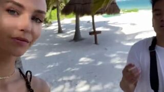 Rachel Cook Megan Samperi Nude Beach BTS Video Leaked