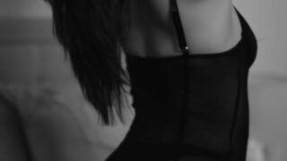 Mikaela Pascal B&W Lingerie Stockings Onlyfans Video Leaked